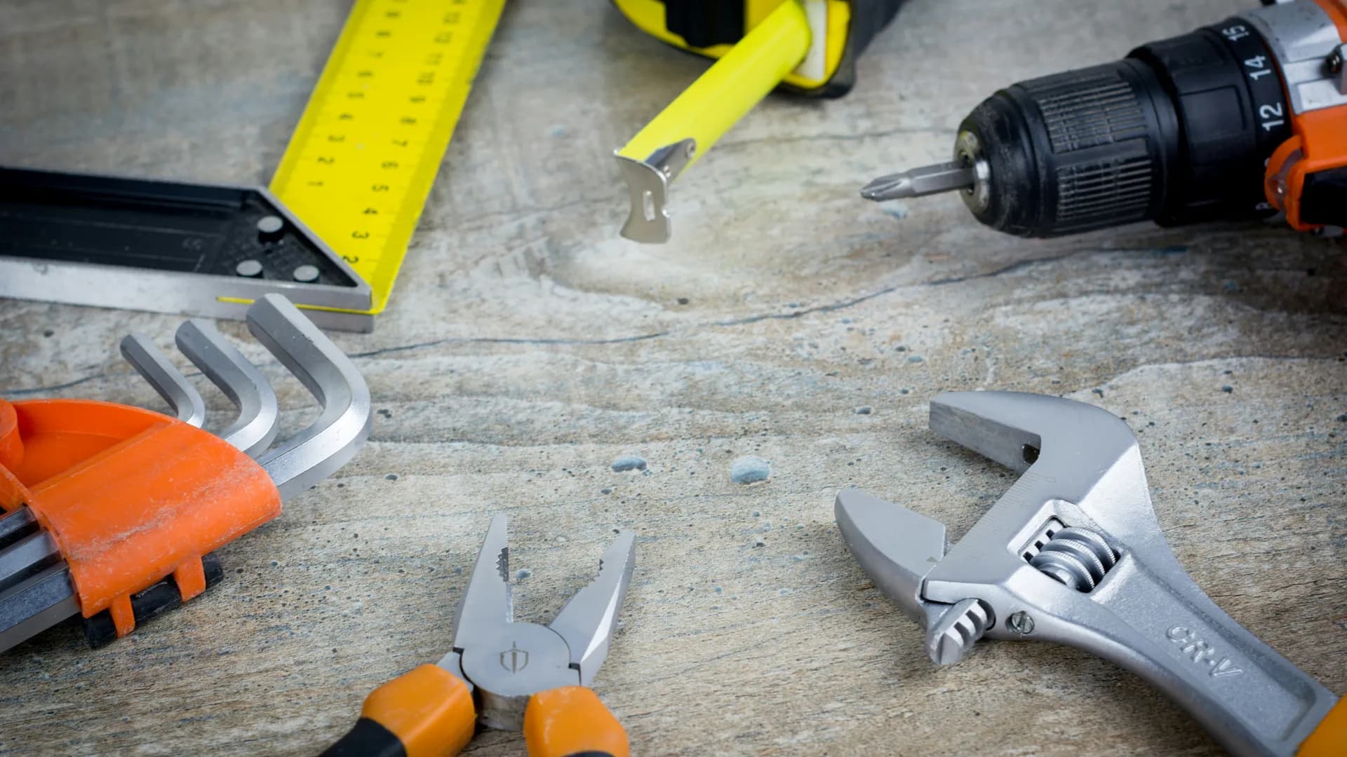 Professional construction tools representing quality craftsmanship